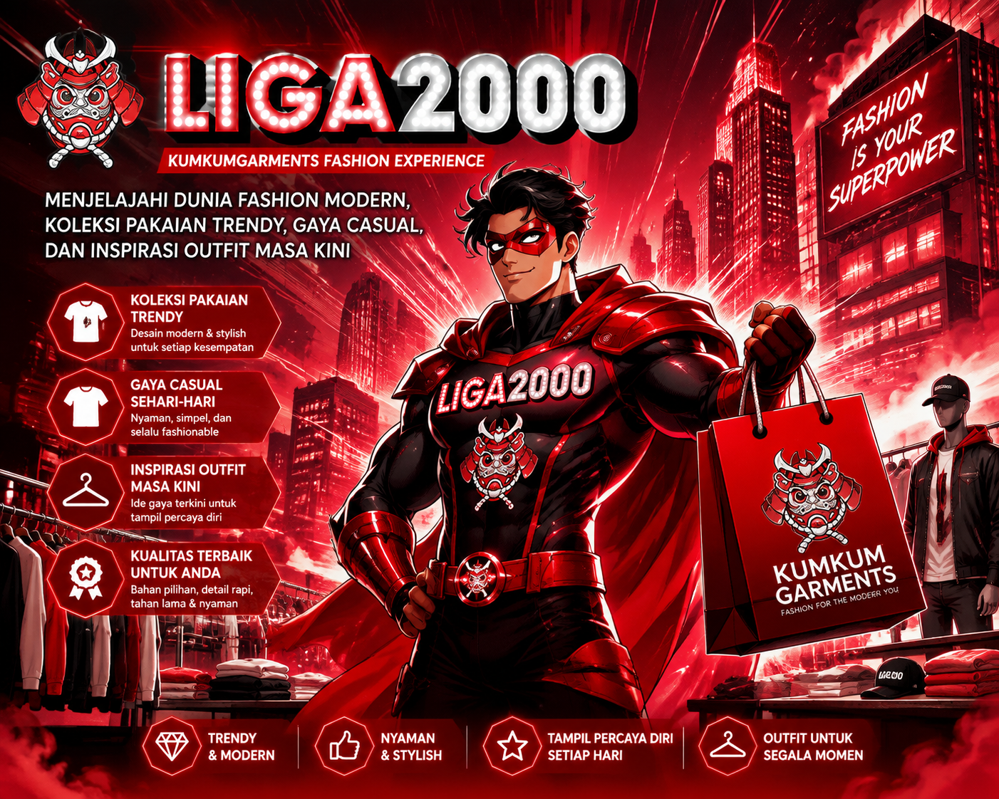 LIGA2000 | KumkumGarments Fashion Experience: Menjelajahi Dunia Fashion Modern, Koleksi Pakaian Trendy, Gaya Casual, dan Inspirasi Outfit Masa Kini