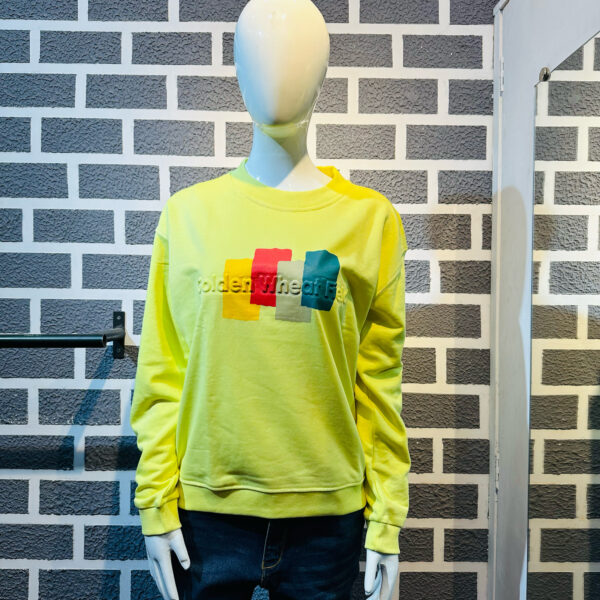 Yellow oversize Printed drop Shoulder T-shirt