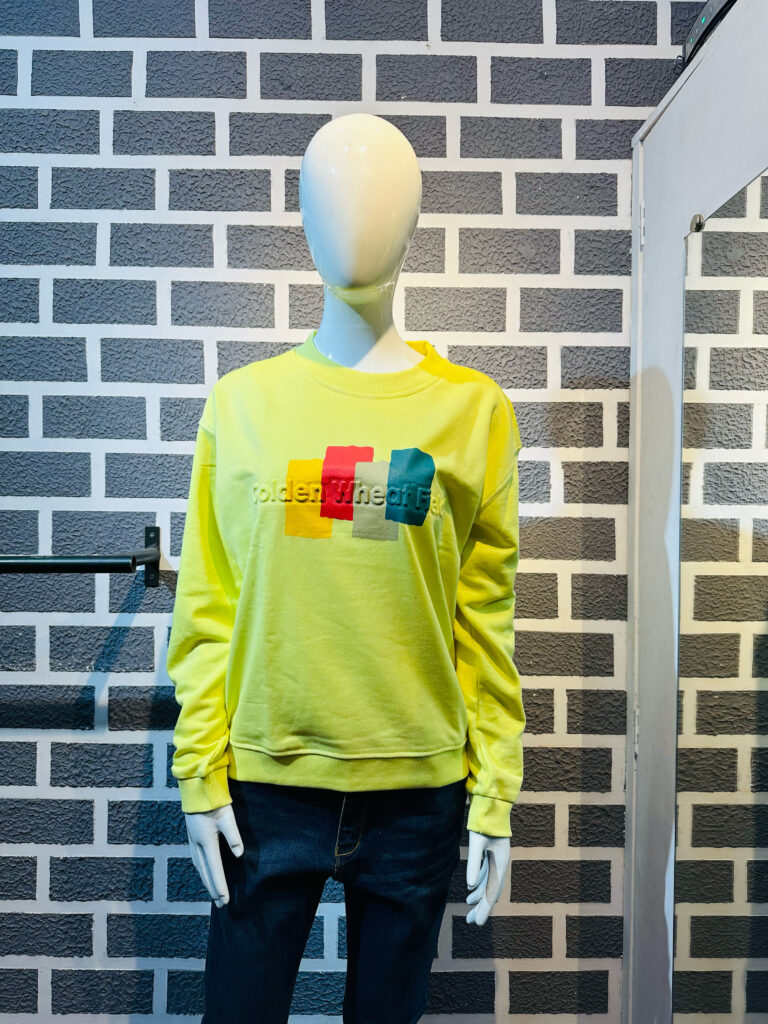 Yellow oversize Printed drop Shoulder T-shirt