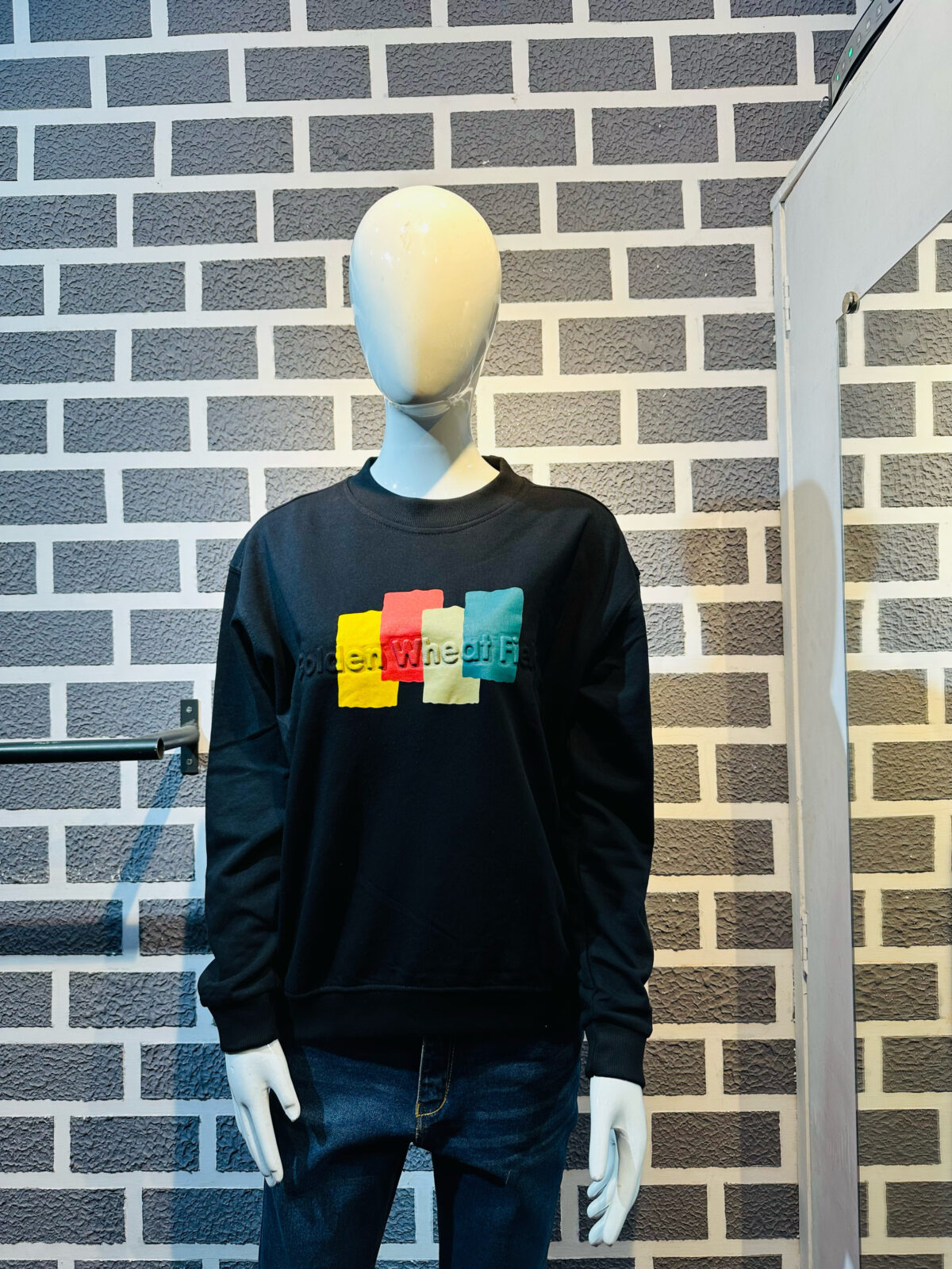 Black oversize Printed drop Shoulder T-shirt