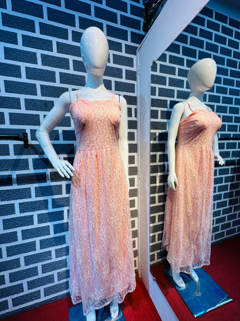 Pink Partywear Floor Length Gown