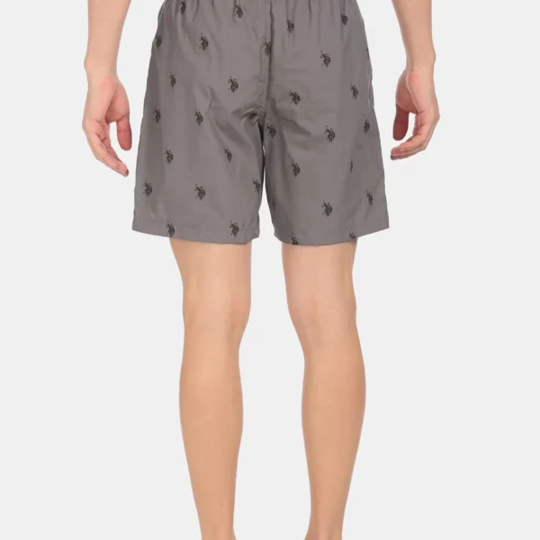 US POLO ASSN Printed Grey Boxer Shorts for Men
