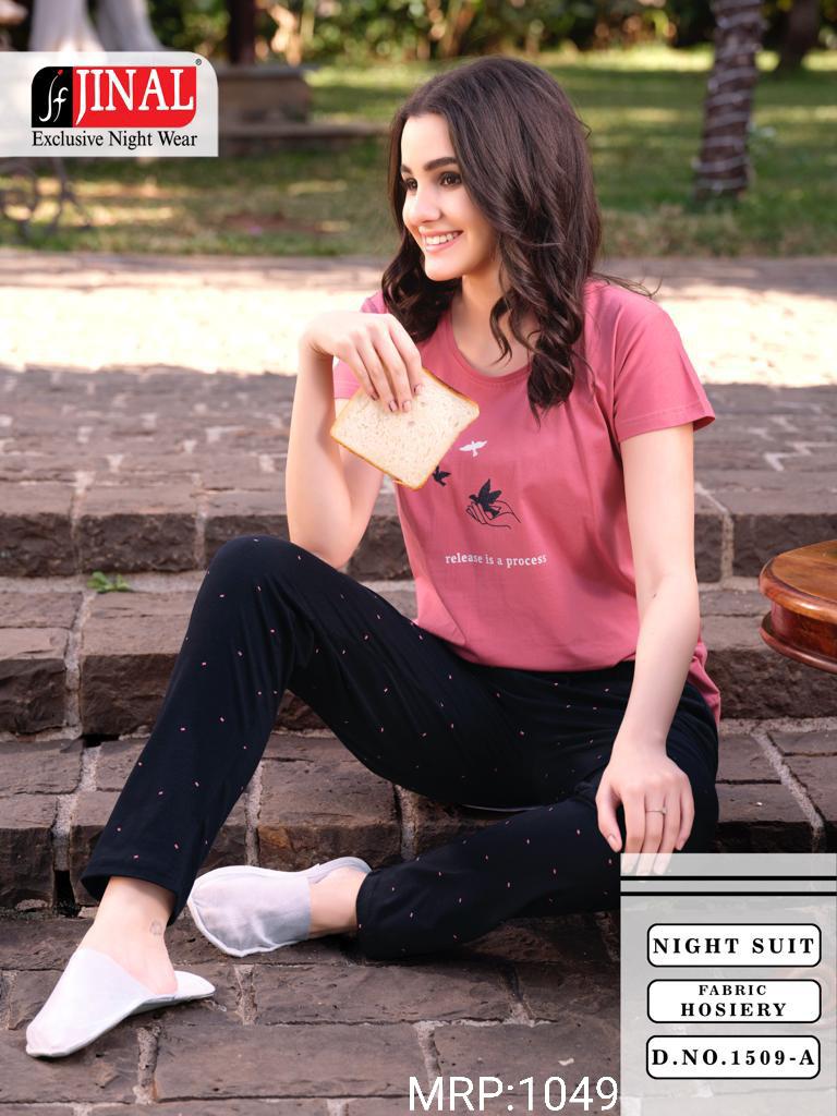 PINK NIGHTSUIT FOR WOMEN
