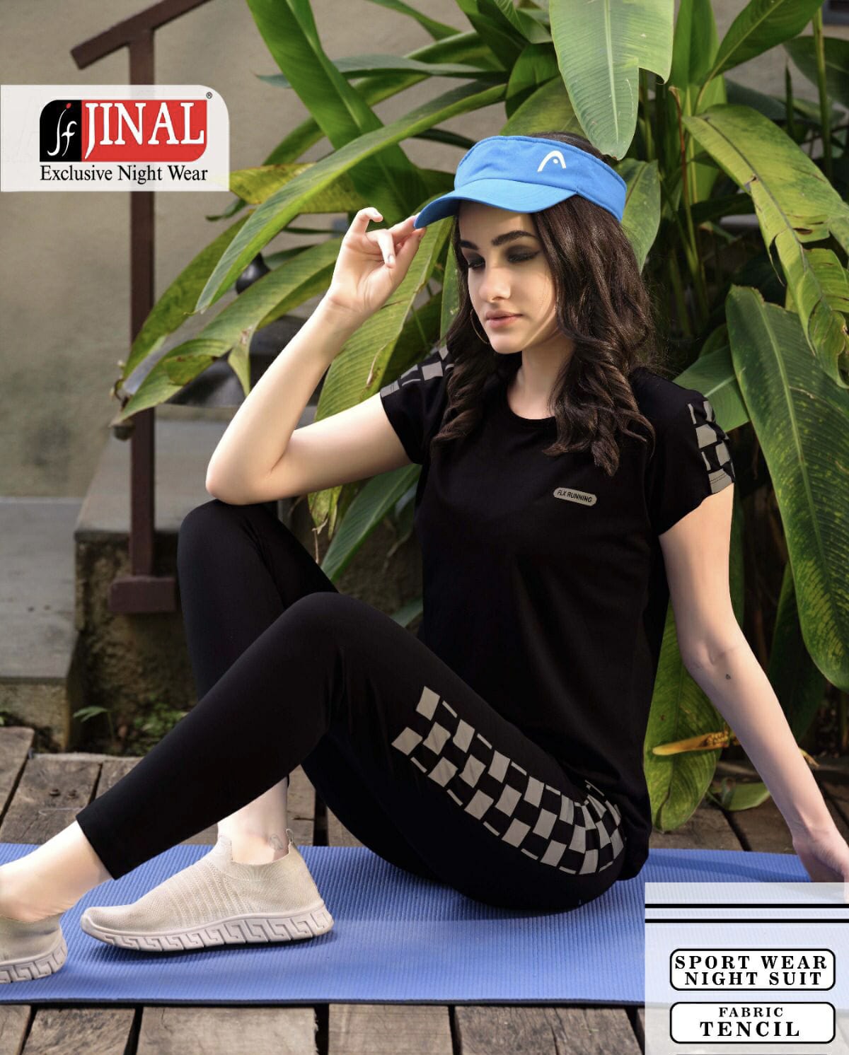 Black Sports Look Nightsuit