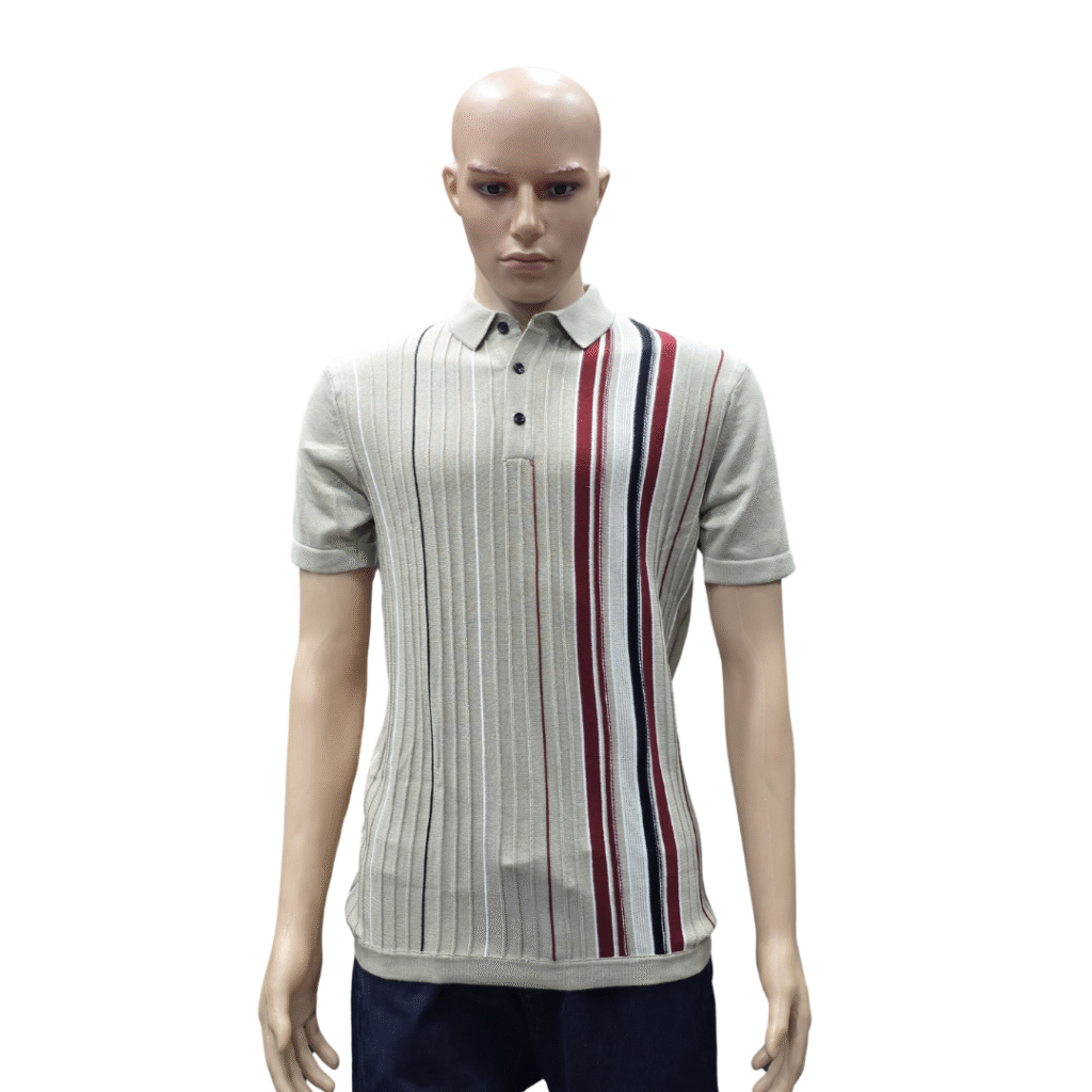 Men's Beige Polo T-Shirt