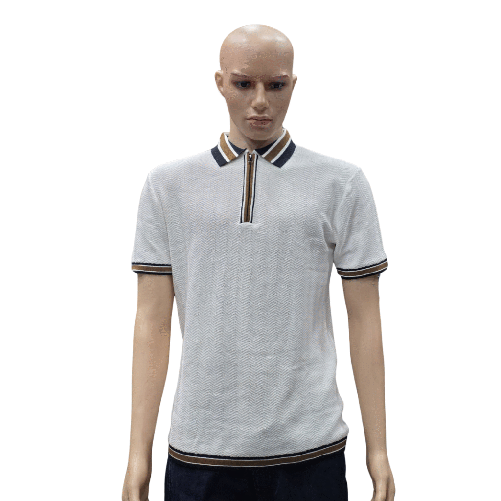 White Polo T-Shirt for men