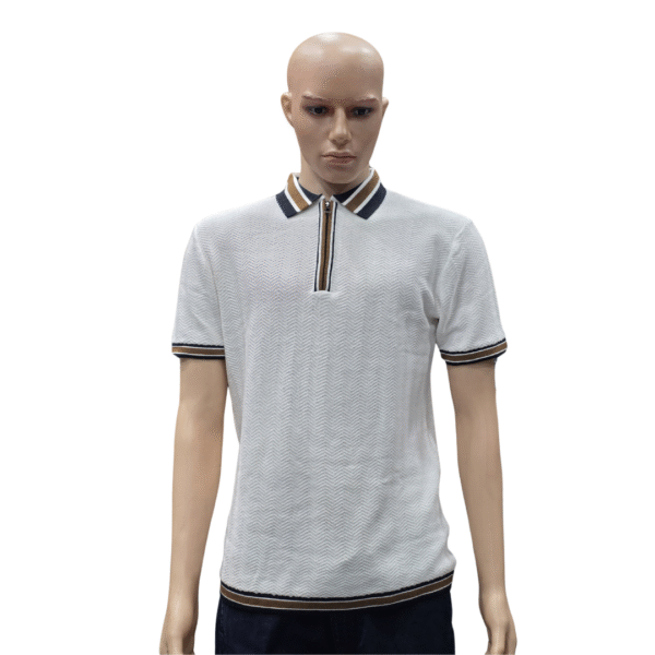 White Polo T-Shirt for men
